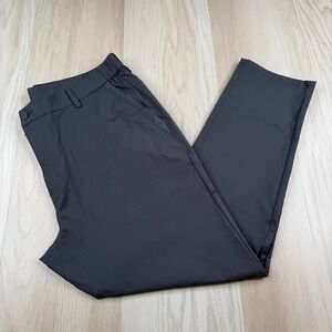 Jack Archer Mens Charcoal Gray Flat Front Jetsetter Tech Chino Pants Size 38x30